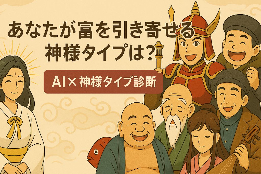 あなたが富を引き寄せる神様タイプは？
