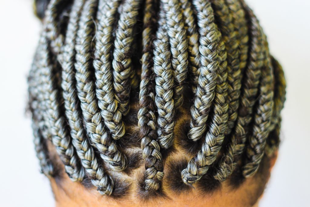 Neat Braids Closeup